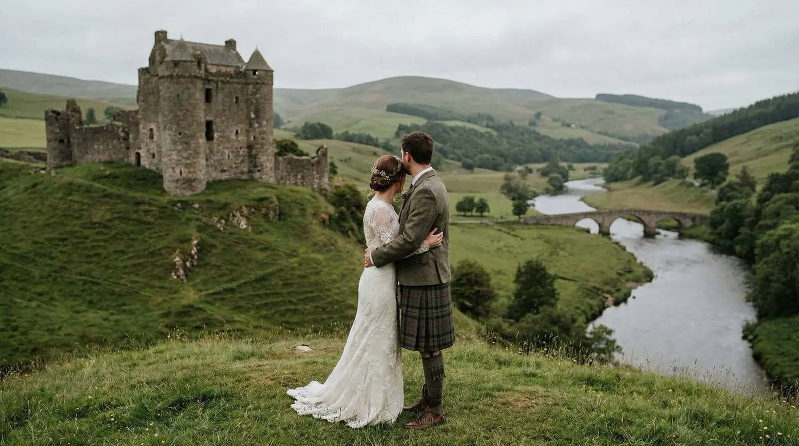 Example image: a couple, Peebles
